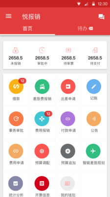 悦报销app