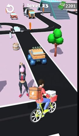 送报男孩自行车（Paper Delivery Game）2