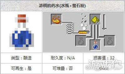 我的世界浓稠的药水怎么做？我的世界浓稠的药水制作方法及用处攻略