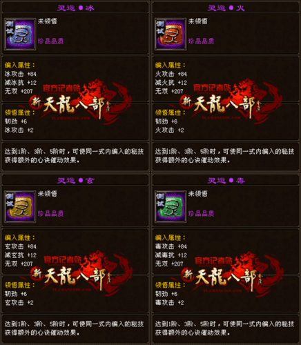 天龙八部桃花无字谱带什么秘技？天龙手游详解无字谱中的心决秘技