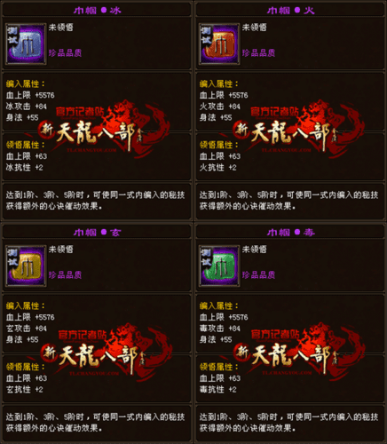 天龙八部桃花无字谱带什么秘技？天龙手游详解无字谱中的心决秘技