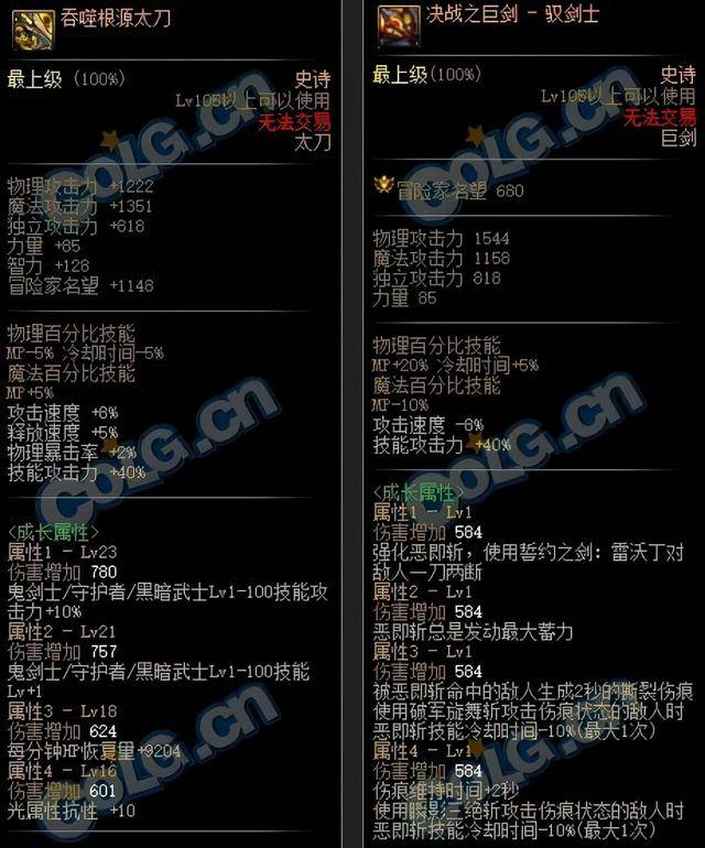 dnf105级装备详解，dnf105级第一波装备爆料